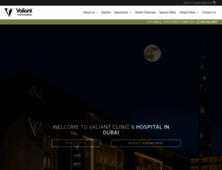 valiantclinic.com screenshot