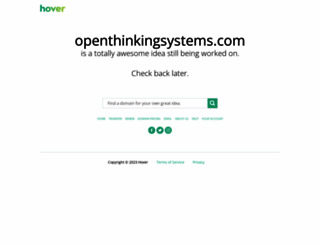 validation.openthinkingsystems.com screenshot