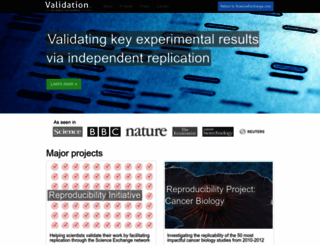 validation.scienceexchange.com screenshot