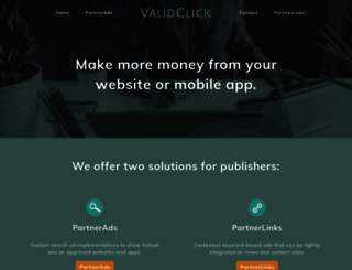 validclick.com screenshot