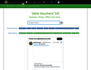 validvouchers.uk screenshot