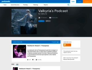 valkyria.podomatic.com screenshot
