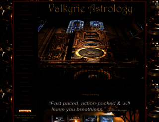 valkyrieastrology.com screenshot