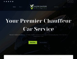 valkyriechauffeurs.co.uk screenshot