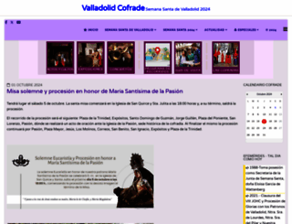 valladolidcofrade.com screenshot