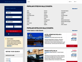 valle-daosta-hotels.com screenshot