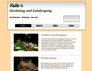 vallelandscaping.com screenshot