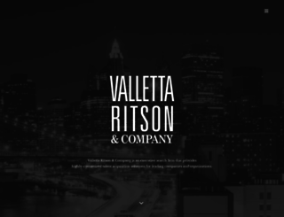 vallettaritson.com screenshot