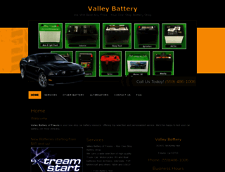 valleybatteryfresno.com screenshot