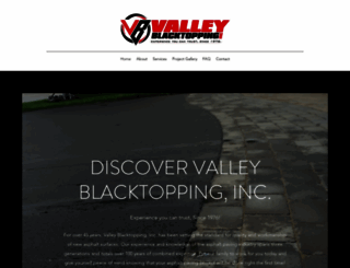 valleyblacktopping.com screenshot