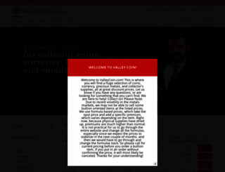 valleycoin.com screenshot