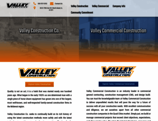 valleyconstruction.com screenshot