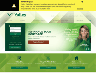 valleyfcuhb.com screenshot