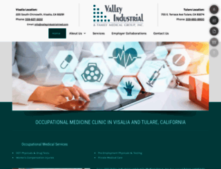 valleyindustrialmed.com screenshot