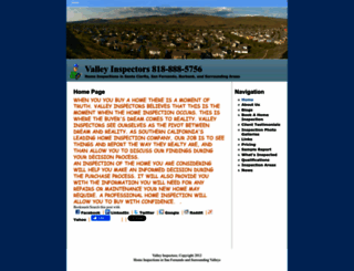 valleyinspectors.com screenshot