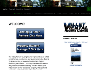 valleylandlords.com screenshot