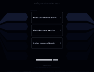 valleymusiccenter.com screenshot