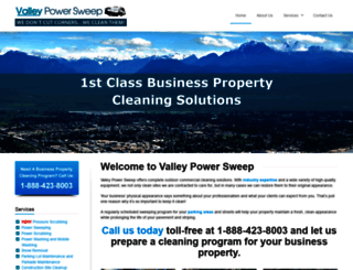 valleypowersweep.com screenshot