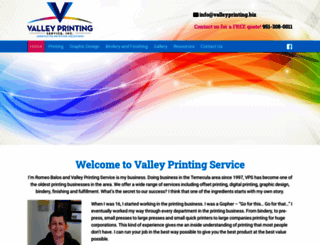 valleyprinting.biz screenshot