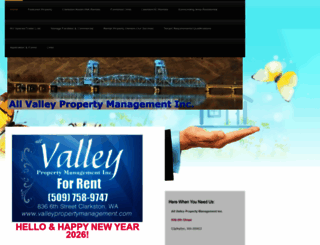 valleypropertymanagement.com screenshot