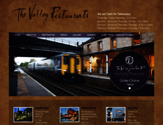 valleyrestaurants.co.uk screenshot