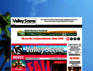 valleyscenemagazine.com screenshot