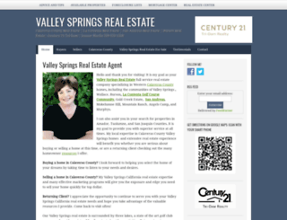 valleyspringsrealestateagent.com screenshot