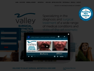 valleysurgicalcare.com screenshot