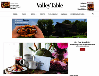 valleytable.com screenshot