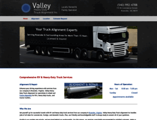 valleytruckalignment.com screenshot