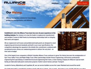 valleytruss.ca screenshot