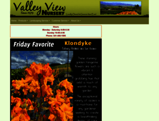 valleyviewnursery.com screenshot
