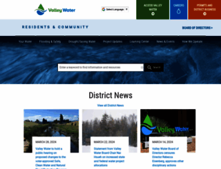 valleywater.org screenshot
