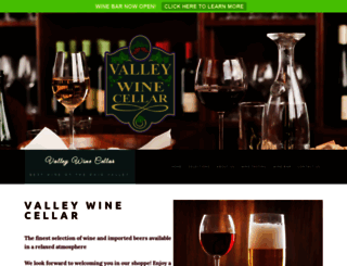 valleywinecellar.com screenshot