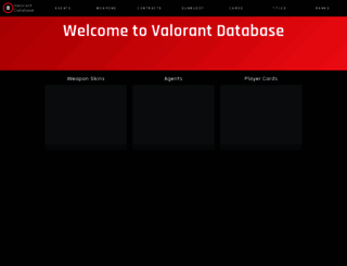 valorantdatabase.com screenshot