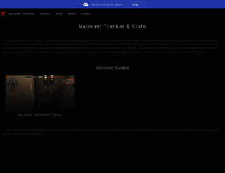 valoranttracker.org screenshot