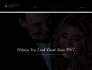 valottastuxedo.com screenshot