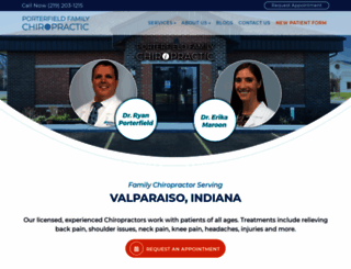 valparaisochiropractor.com screenshot