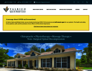 valricochiropractor.com screenshot