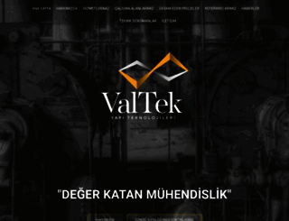 valtek.com.tr screenshot