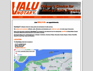 valu-notary.com screenshot