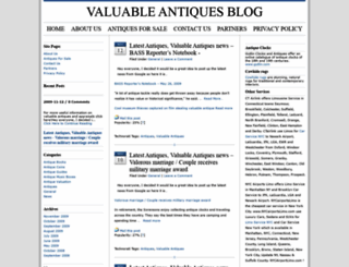 valuable-antiques.com screenshot