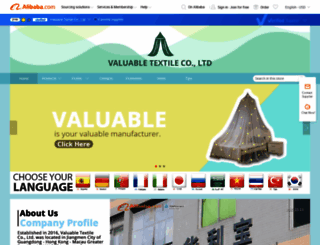 valuabletextile.en.alibaba.com screenshot