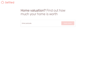 valuation.settled.co.uk screenshot