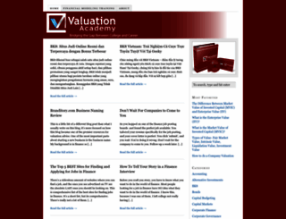 valuationacademy.com screenshot