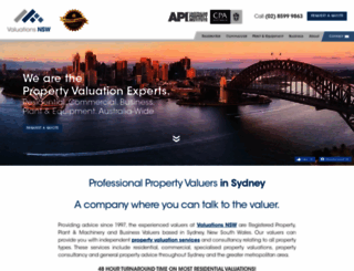 valuationsnsw.com.au screenshot