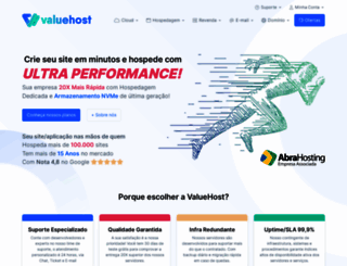 valuehost.com.br screenshot