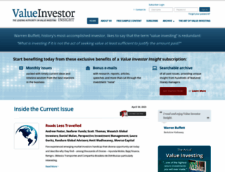 valueinvestorinsight.com screenshot