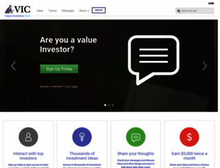 valueinvestorsclub.com screenshot