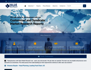 valuemarketresearch.com screenshot